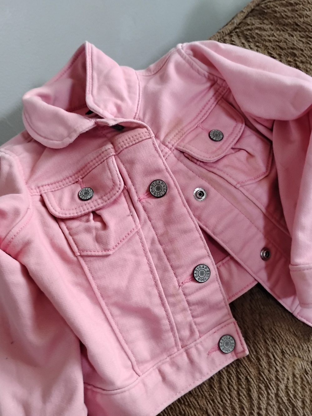 GAP Pink Infant Girls' Denim Jacket